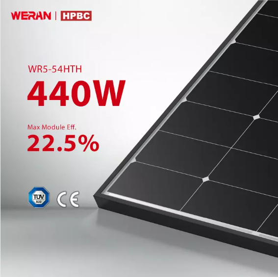 Weran Solar Co., Ltd. - Solarmodul - WR5-54HTH 420~440M WR5-54HTH-440M - Art. 233835