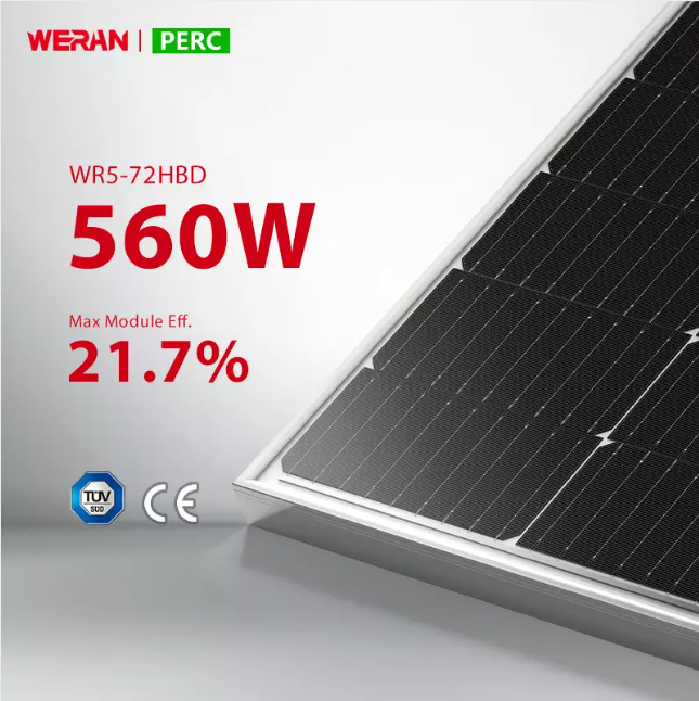 Weran Solar Co., Ltd. - Solarmodul - WR5-72HBD 540-560M WR5-72HBD-550M - Art. 233808