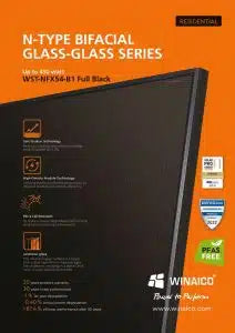 Win Win Precision Technology Co., Ltd. (WINAICO) - Solarmodul - WST-NFX54-B1 450 Full Black WST-NFX54-B1 450 Full Black - Art. 231535