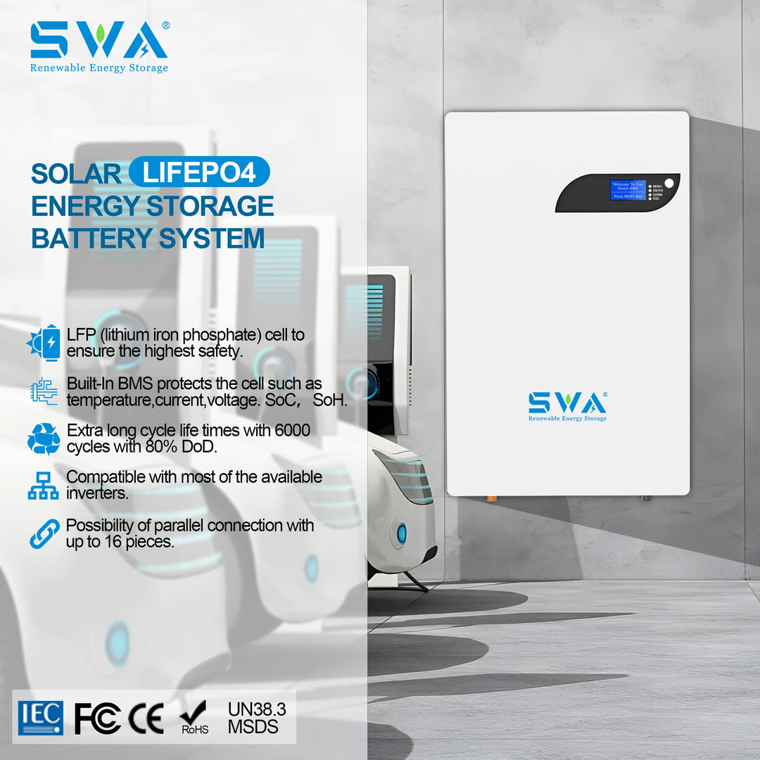 Shenzhen SWA Energy Co.,Ltd - Speicher - Wall Box Model LFP 51.2V SWA51200-WM - Art. 29074