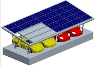 Xiamen Photons Solar Technology Co., Ltd. - Montagesysteme - Waterproof Aluminum solar carport waterproof Aluminum solar carport - Art. 7091