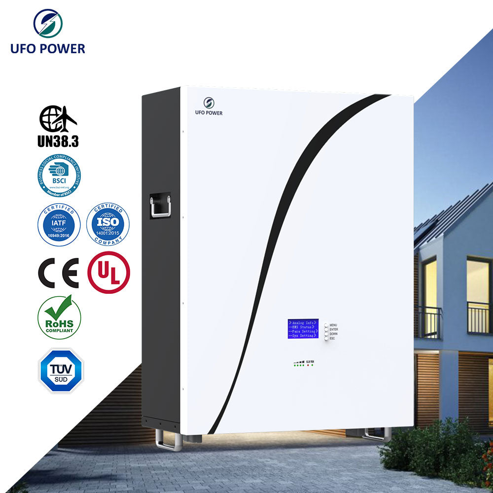 Shenzhen UFO Power Technology Co., Ltd. - Speicher - White Wall Mounted 4.8/7.2/9.6kWh Lifepo4 Battery 4,8Kwh - Art. 21085