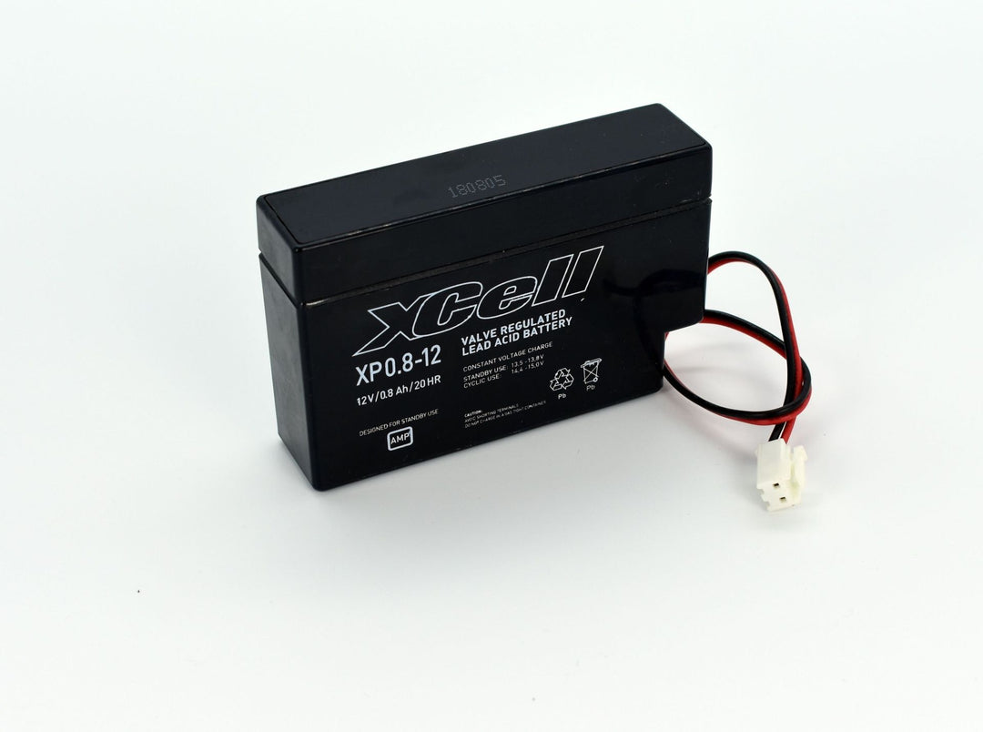 XCELL XP0.8-12JST Bleiakku 12V 0,8Ah – Kompakter AGM-Akku mit JST-Stecker für zuverlässige Energieversorgung
