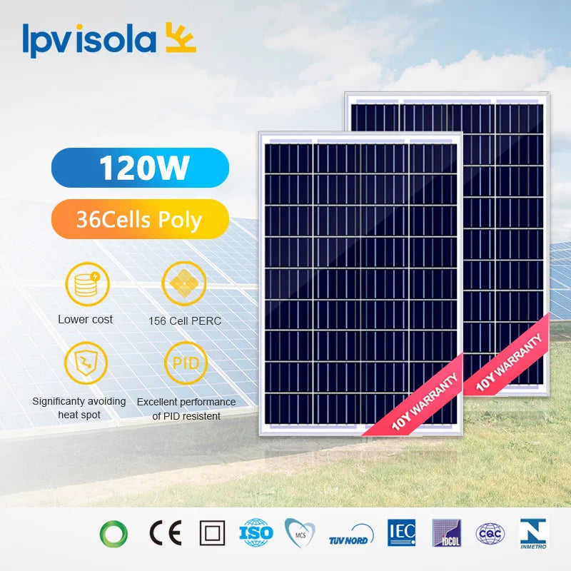 Zhejiang Isola New Energy Co., Ltd. - Solarmodul - YH120-150W-18P YH120W-18P - Art. 168995