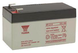 YUASA Bleiakku 12V 1,2Ah – Modell NP1.2-12, VDS-zertifiziert