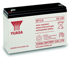YUASA Bleiakku 6V 12Ah – Modell NP12-6 (VDS)