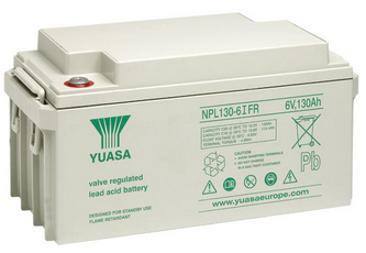 YUASA Bleiakku 6V 130Ah – NPL130/6IFR, Hochleistungsakku für USV & Industrie