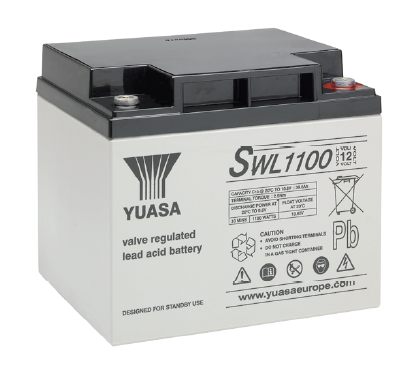 YUASA Bleiakku SWL1100 – 12V 41Ah | Hochleistungsbatterie für Industrie & USV-Systeme