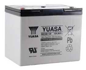 YUASA REC80-12 Zyklischer Bleiakku 12V 80Ah – Leistungsstarker AGM-Akku für anspruchsvolle Zyklenanwendungen