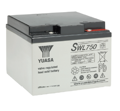 YUASA SWL750 Bleiakku 12V 25Ah – Wartungsfreie Hochleistungsbatterie für USV & Sicherheitssysteme
