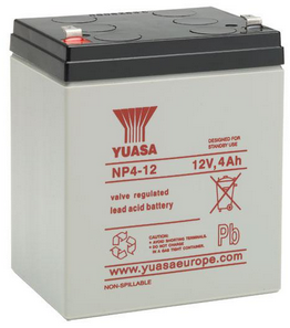 YUASA/Taiwan Bleiakku 12V 4Ah – Modell NP4/12, AGM-Technologie