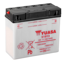 Yuasa Motorradbatterie 51913-DC 12V 19Ah (Konventionell / Blei-S