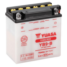 Yuasa Motorradbatterie YB9-B (DC) 12V 9Ah