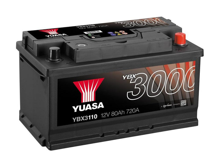 Yuasa Autobatterie YBX3110 12V 80Ah 720A (YBX3000 Serie)