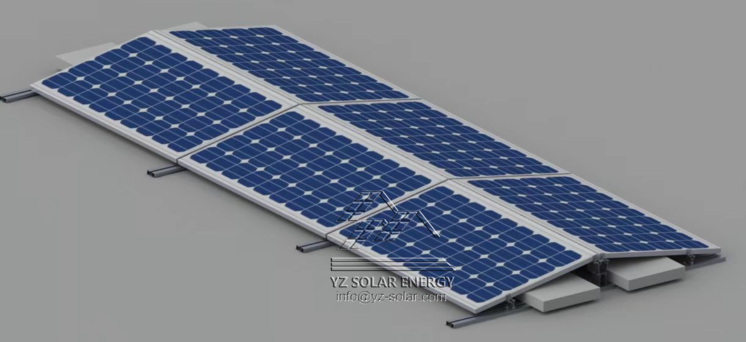 Xiamen Young Zone Solar Technology Co., Ltd. - Montagesysteme - YZ-New Design EW Ballasted Roof YZ-BR - Art. 8774
