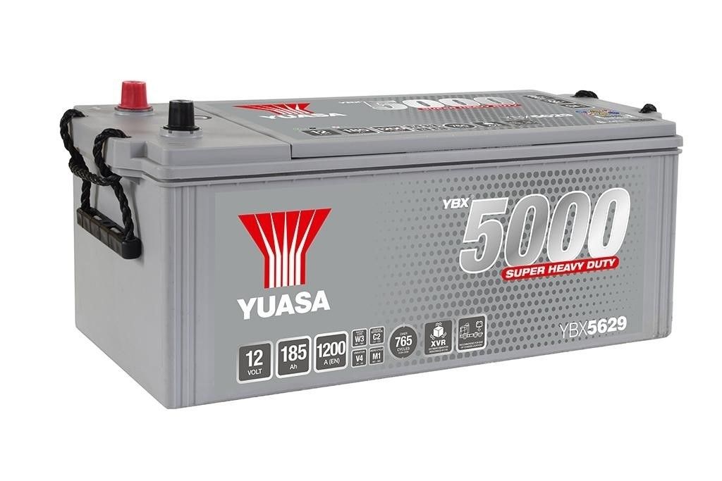 Yuasa Auto Batterie YBX5629 – 12V 185Ah 1200A LKW-/Nutzfahrzeug-Starterbatterie