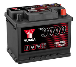 Yuasa Autobatterie YBX3027 – 12V 62Ah 600A | Wartungsfrei