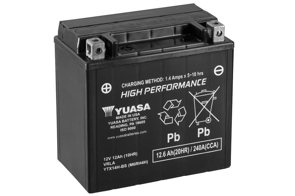 Yuasa Motorrad Batterie YTX14H-WC 12V / 12,6Ah 