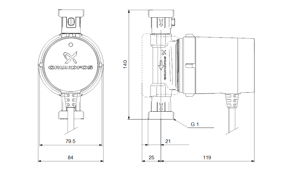 Grundfos Comfort 15-14 BX PM Art. 97989266