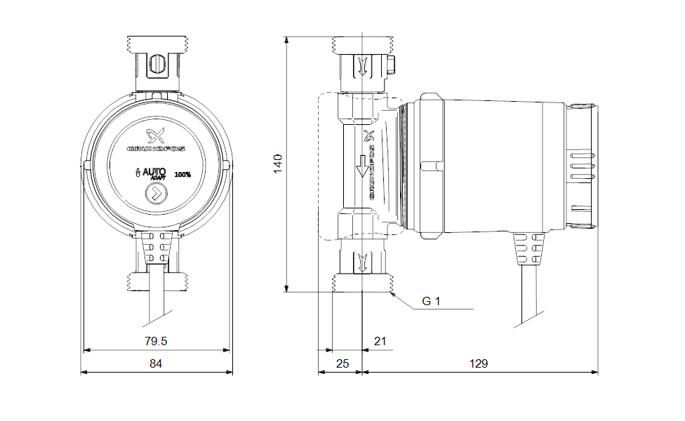 GRUNDFOS Comfort 15-14 BXA PM Art. 99302332