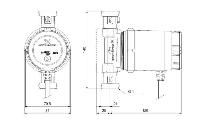 GRUNDFOS Comfort 15-14 BXA PM Art. 99302332