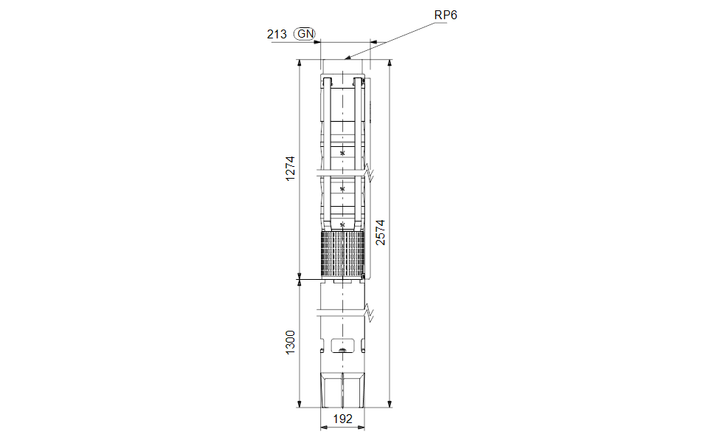 GRUNDFOS Unterwasserpumpe SP 125-5AA Nr. 17A043B5