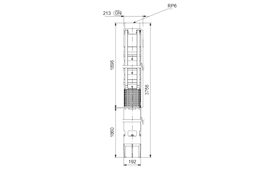 GRUNDFOS Unterwasserpumpe SP 125-9AA Nr. 17A044B9