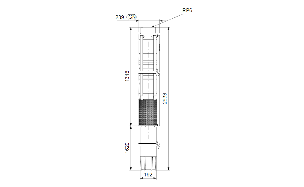GRUNDFOS Unterwasserpumpe SP 215-4 Nr. 18A04304