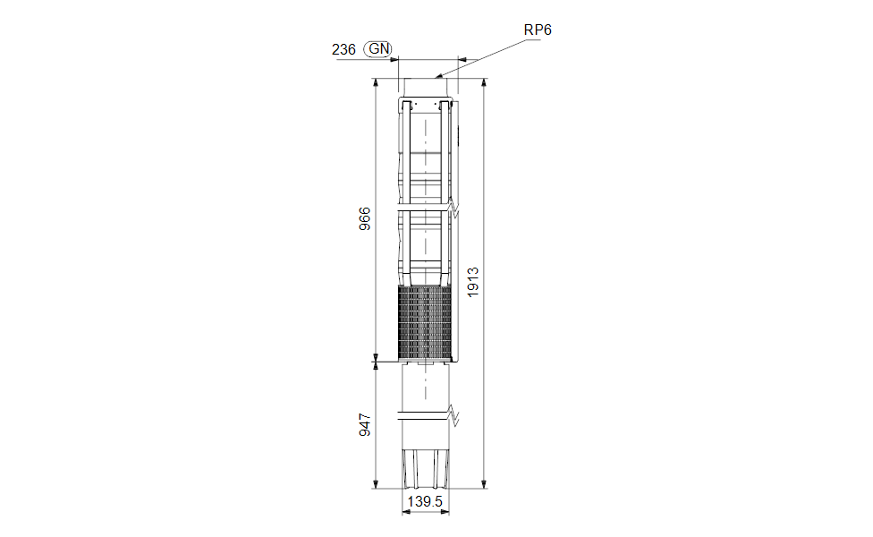 GRUNDFOS Unterwasserpumpe SP 215-2AA Nr. 18A219B2