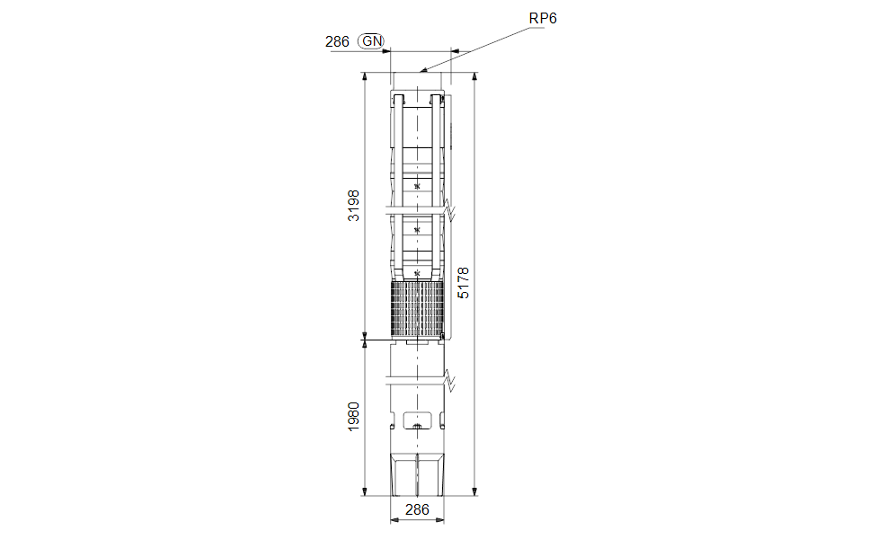 GRUNDFOS Unterwasserpumpe SP 160-15 Nr. 20064415