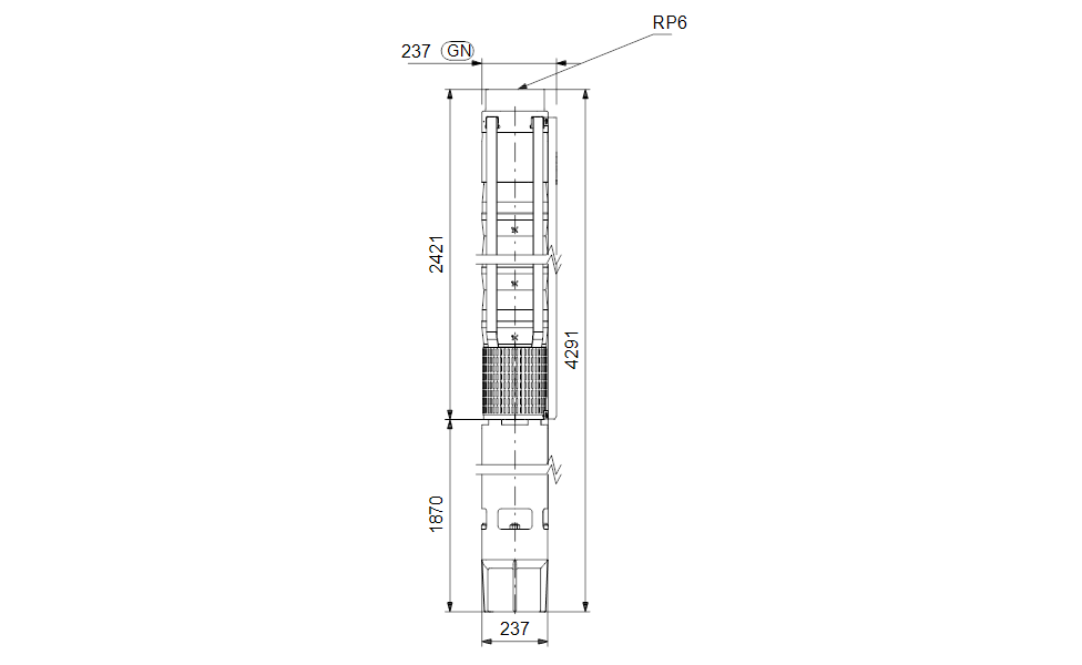GRUNDFOS Unterwasserpumpe SP 160-10A Nr. 200644A0