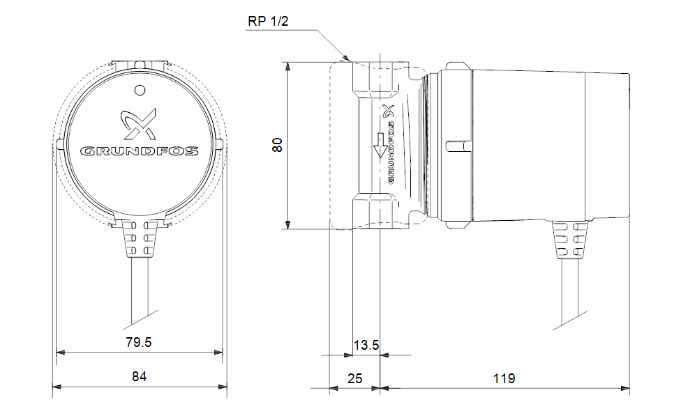 Grundfos Comfort 15-14 B PM Art. 97989265