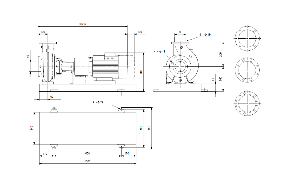 GRUNFOS Normpumpe NK 50-200/219 AA2F2AESBQQEJW3 Nr. 98973612