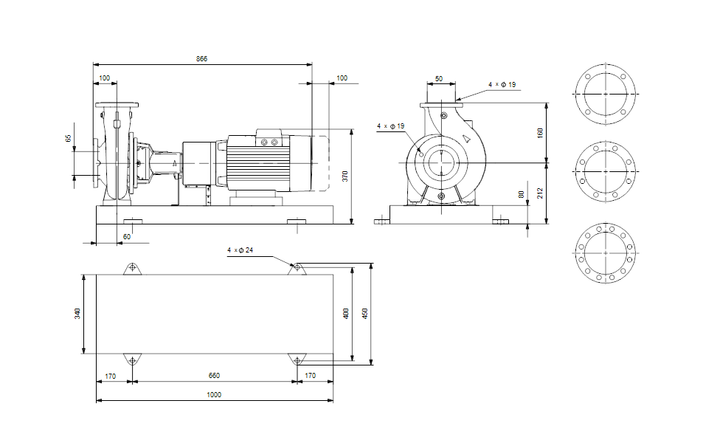 GRUNFOS Normpumpe NKE 50-125/138 ASA2F2AESBQQEFWA Nr. 99539694