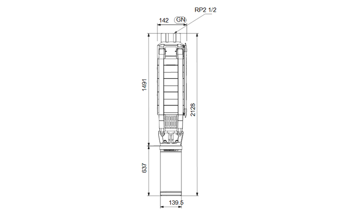 GRUNDFOS Unterwasserpumpe SP 17-20 Nr. 12A01920