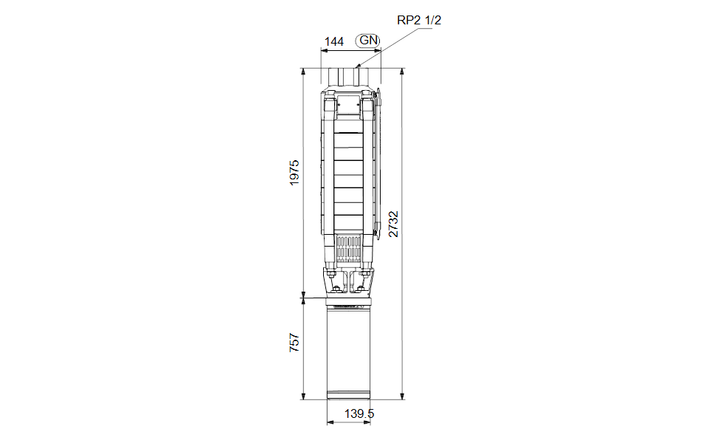 GRUNDFOS Unterwasserpumpe SP 17-28 Nr. 12A16928