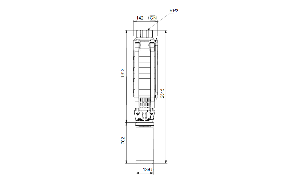GRUNDFOS Unterwasserpumpe SP 30-17 Nr. 13A01917