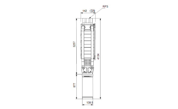 GRUNDFOS Unterwasserpumpe SP 30-31 Nr. 13A01931