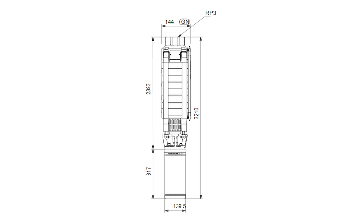 GRUNDFOS Unterwasserpumpe SP 30-22 Nr. 13A16922