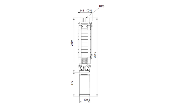 GRUNDFOS Unterwasserpumpe SP 30-28 Nr. 13A16928