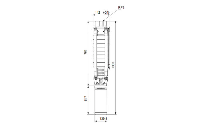 GRUNDFOS Unterwasserpumpe SP 30-5 Nr. 13AA1905