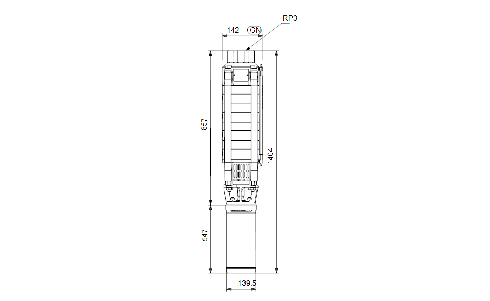 GRUNDFOS Unterwasserpumpe SP 30-6 Nr. 13AA1906