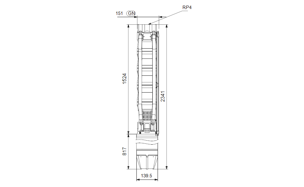GRUNDFOS Unterwasserpumpe SP 60-11 Nr. 14A16911