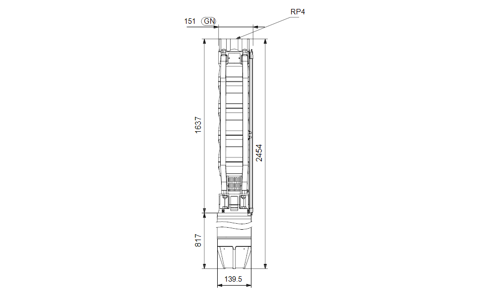 GRUNDFOS Unterwasserpumpe SP 60-12 Nr. 14A16912