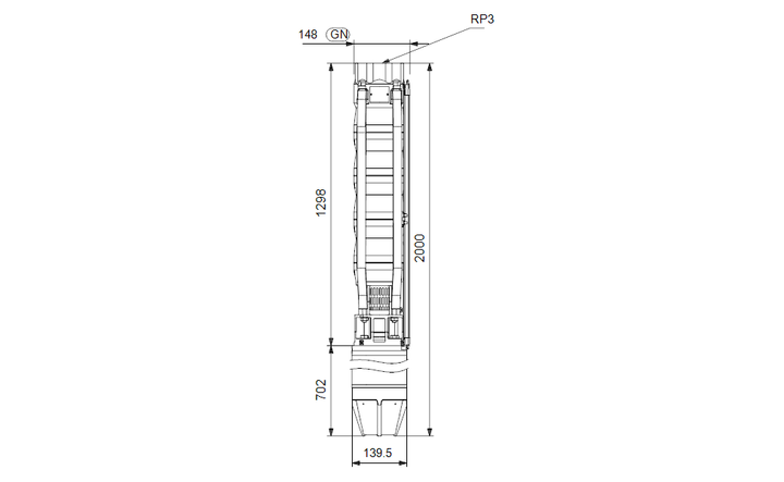 GRUNDFOS Unterwasserpumpe SP 46-9 Nr. 15A21909