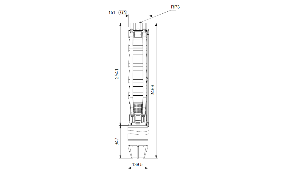 GRUNDFOS Unterwasserpumpe SP 46-20 Nr. 15A36920