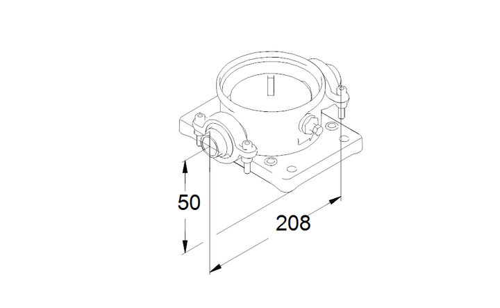 GRUNDFOS FlexiClamp Adapter mit Gewindeanschluss Art. 415296