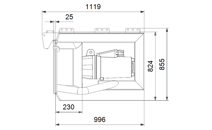 Grundfos Touchmotorpumpe SRG.80.50 .378.27.5.1B Nr. 98798085