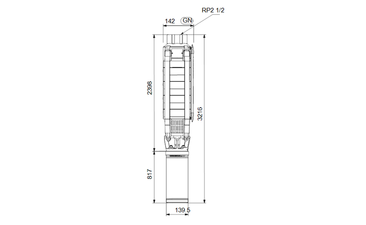 GRUNDFOS Unterwasserpumpe SP 17-35 Nr. 12A01935