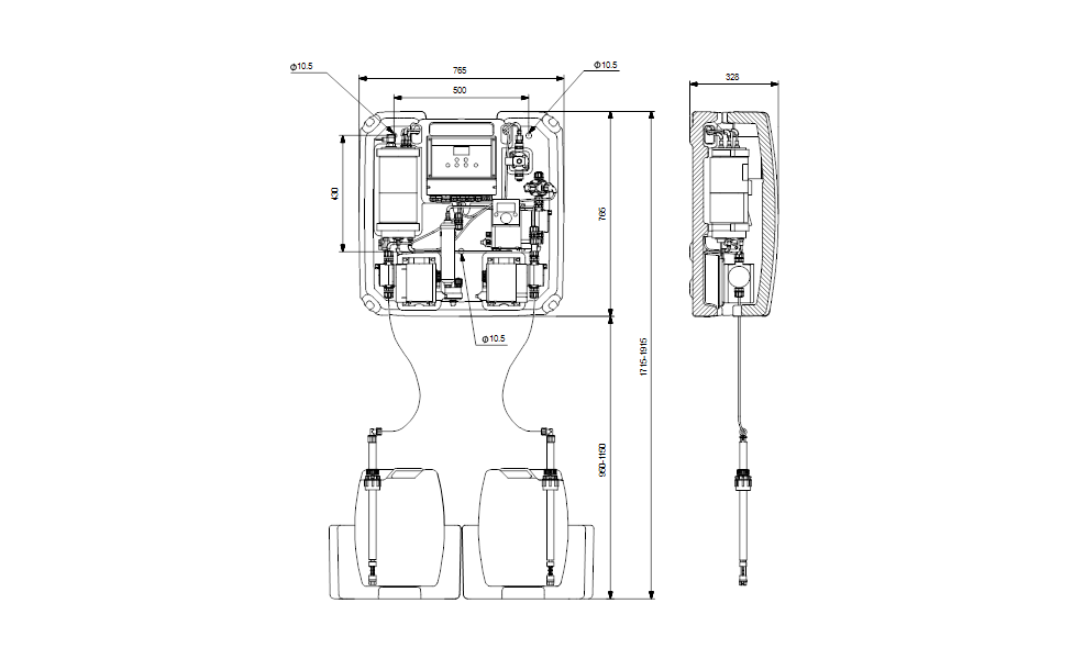 GRUNDFOS Desinfektionssysteme OCD-162-5-S/G - Art. 95735153